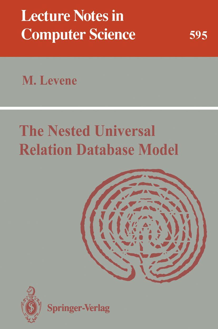 Vorderes Coverbild The Nested Universal Relation Database Model