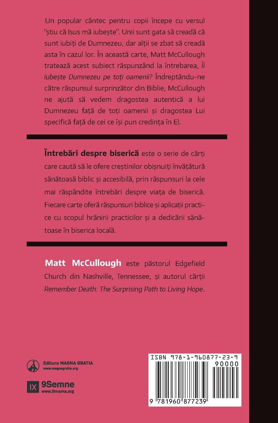 Rückseitencover Does God Love Everyone? / Îi iube¿te Dumnezeu pe to¿i oamenii?