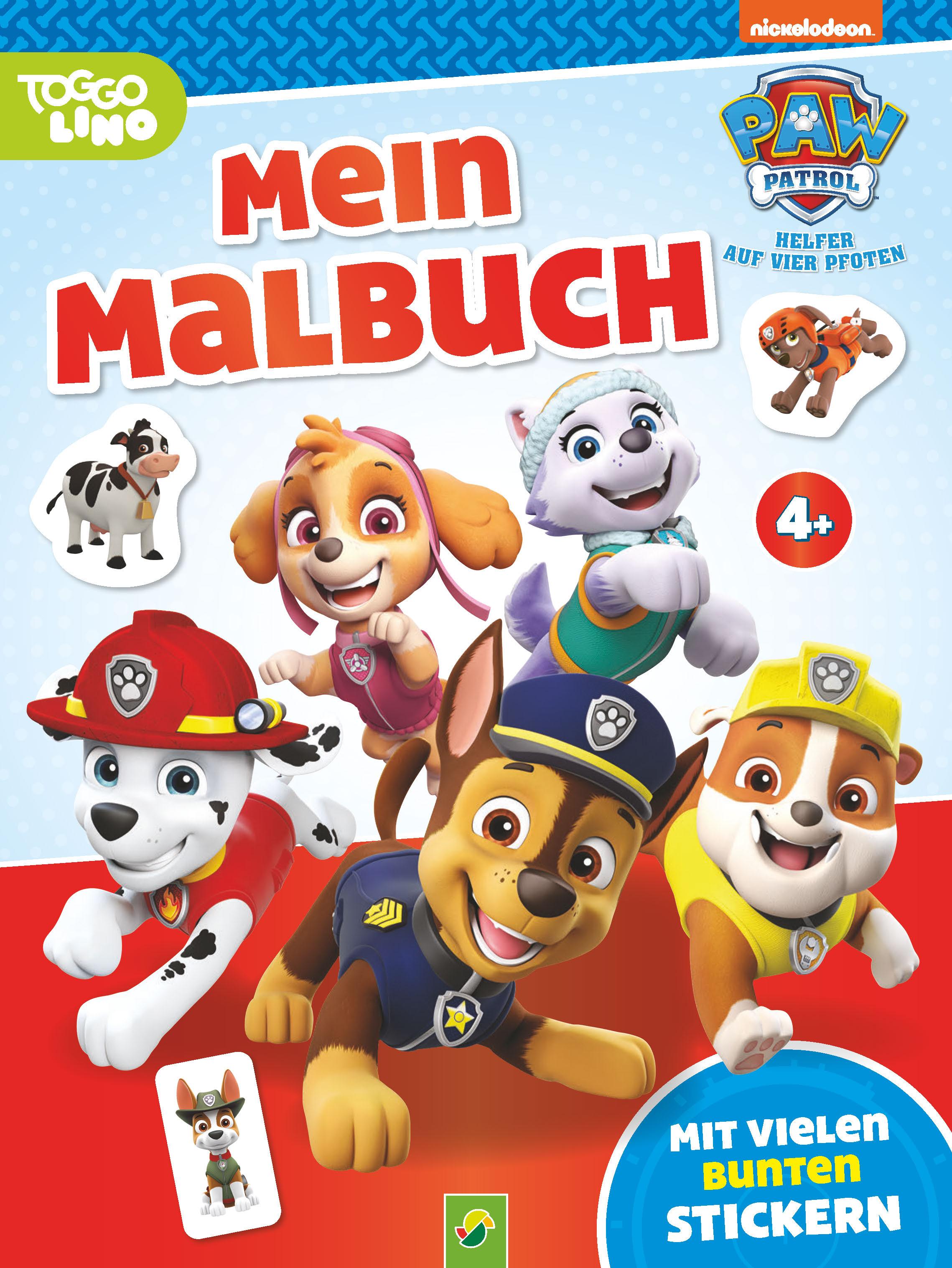 Vorderes Coverbild Paw Patrol Mein Malbuch