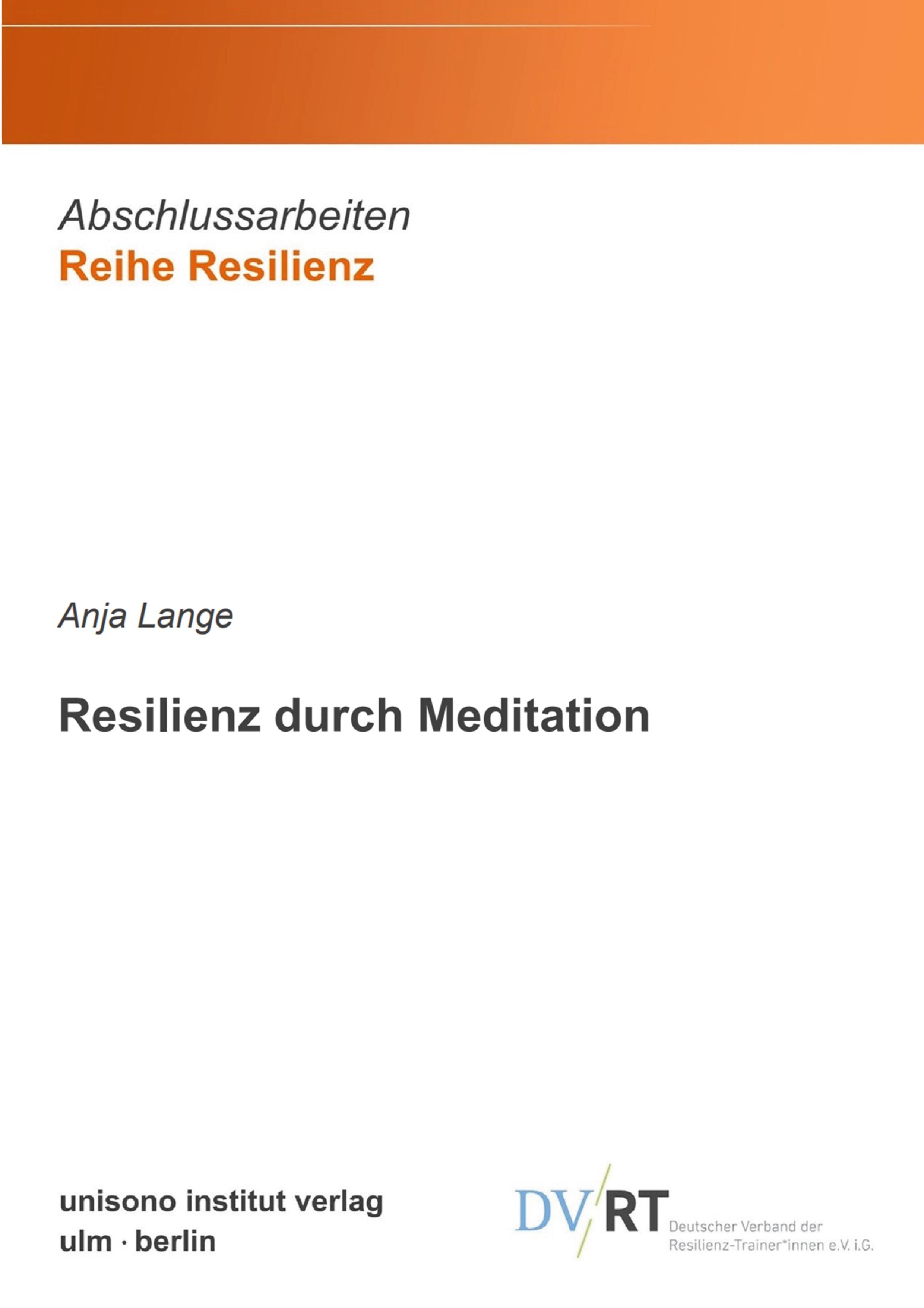 Vorderes Coverbild Resilienz durch Meditation