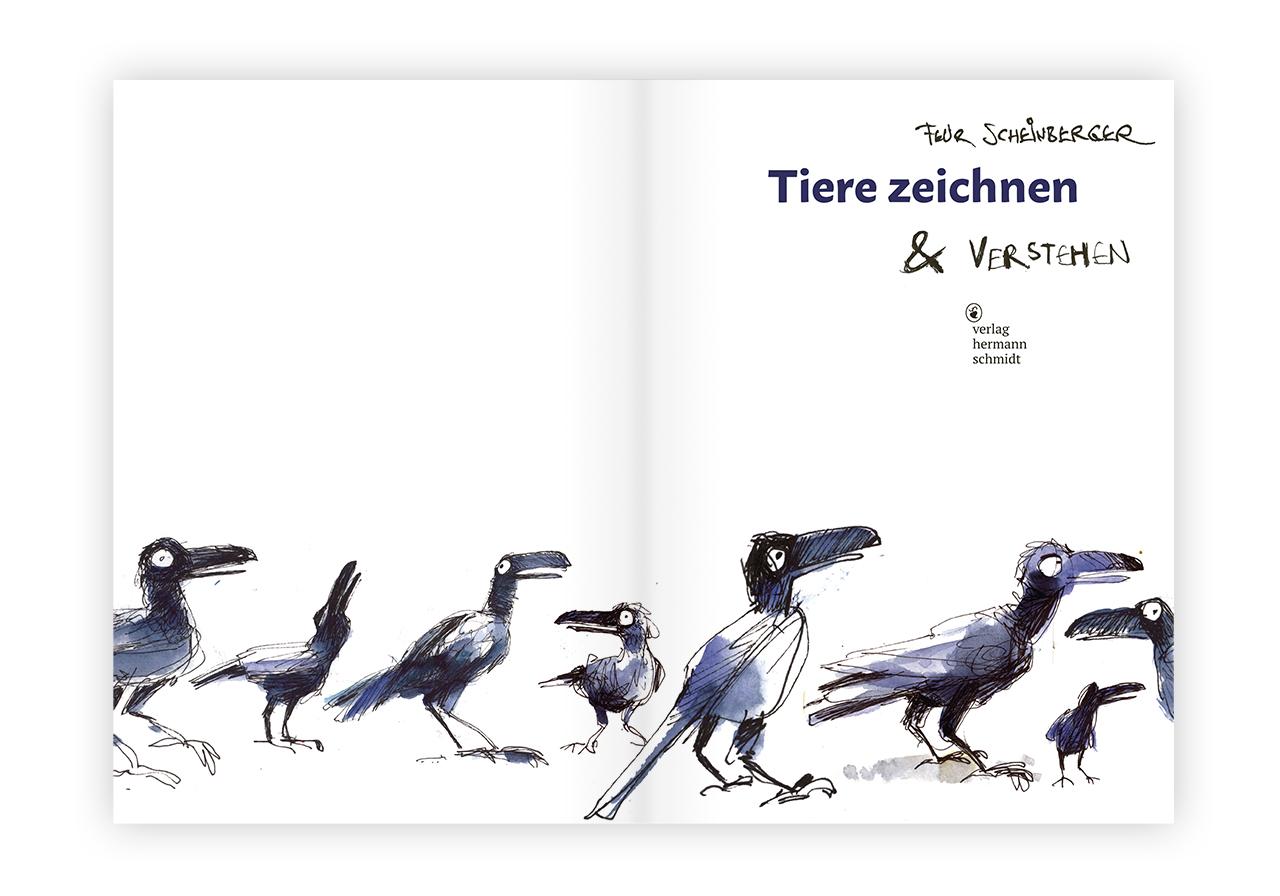 Beispielinhalt (Bild) Tiere zeichnen und verstehen