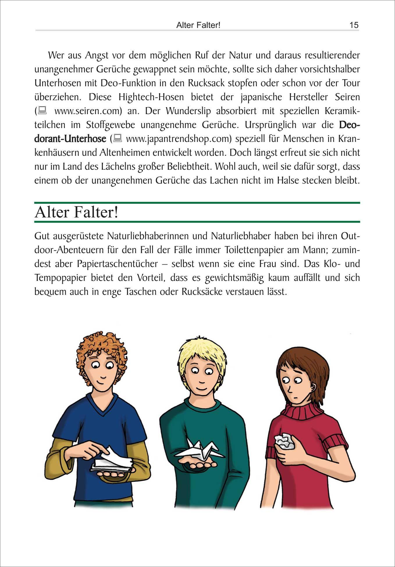 Beispielinhalt (Bild) How to shit in the woods