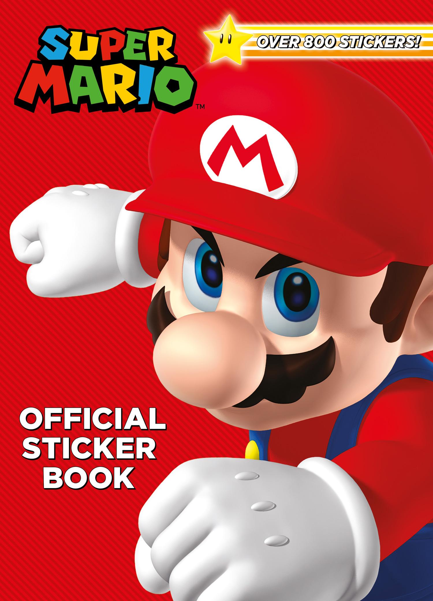 Vorderes Coverbild Super Mario Official Sticker Book