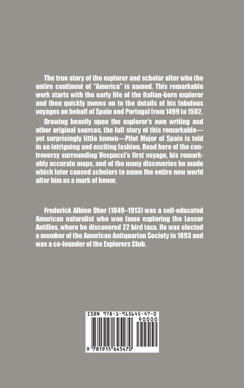 Rückseitencover Amerigo Vespucci