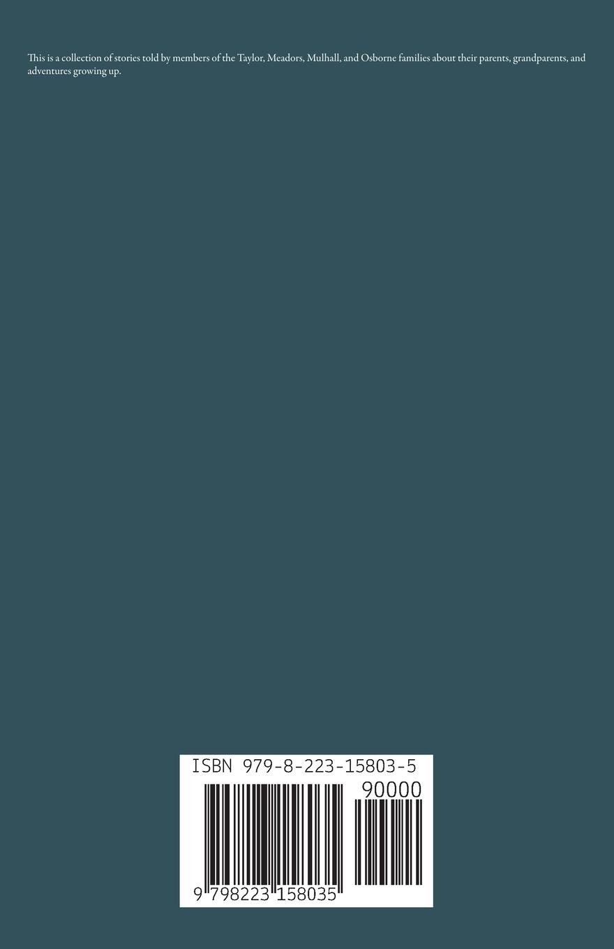 Rückseitencover Family Memories