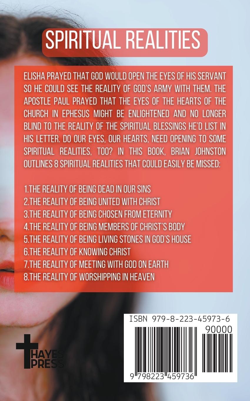 Rückseitencover Spiritual Realities - Are We Blind To Them?