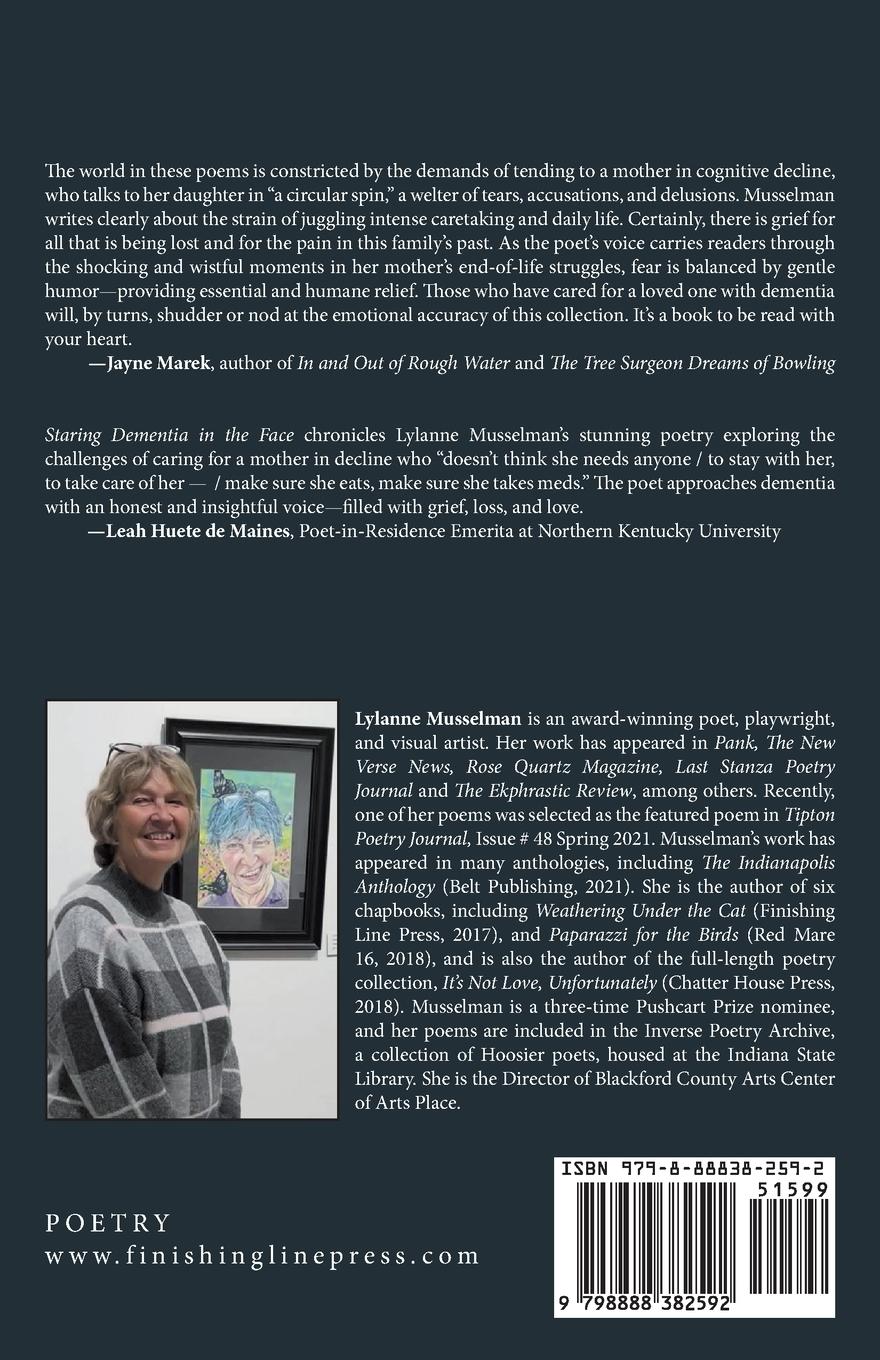 Rückseitencover Staring Dementia in the Face