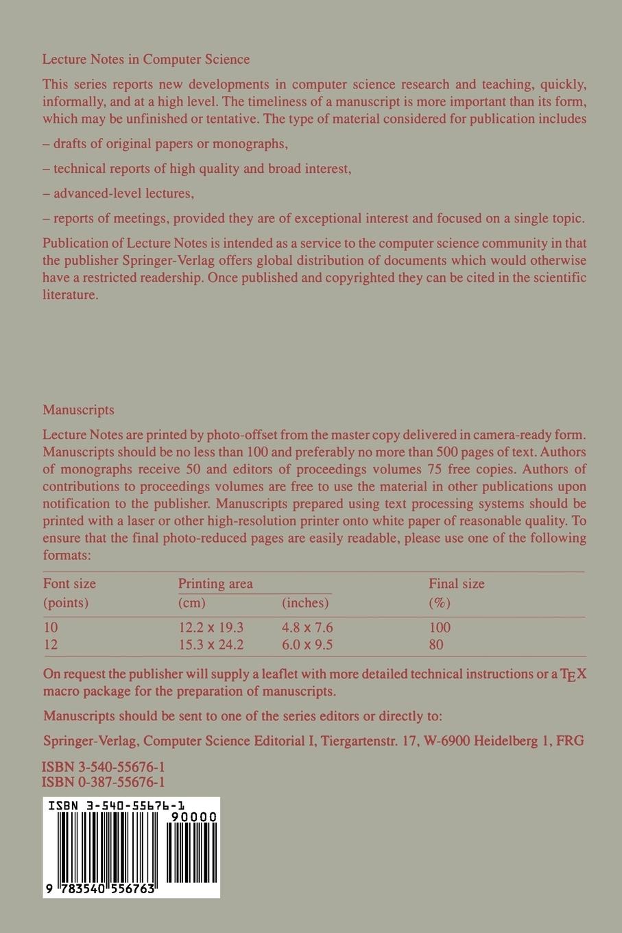 Rückseitencover Application and Theory of Petri Nets 1992