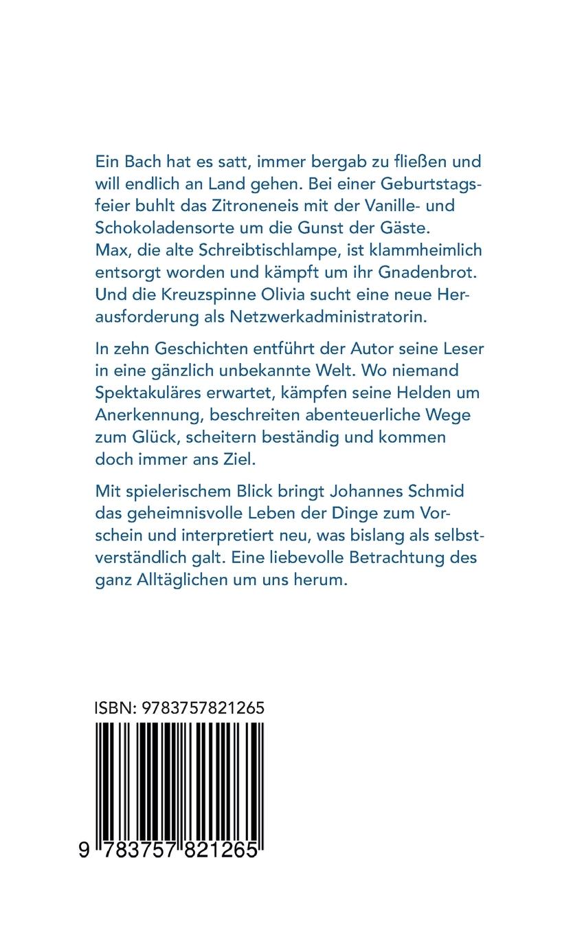 Rückseitencover Der Bach, der aus dem Wasser wollte