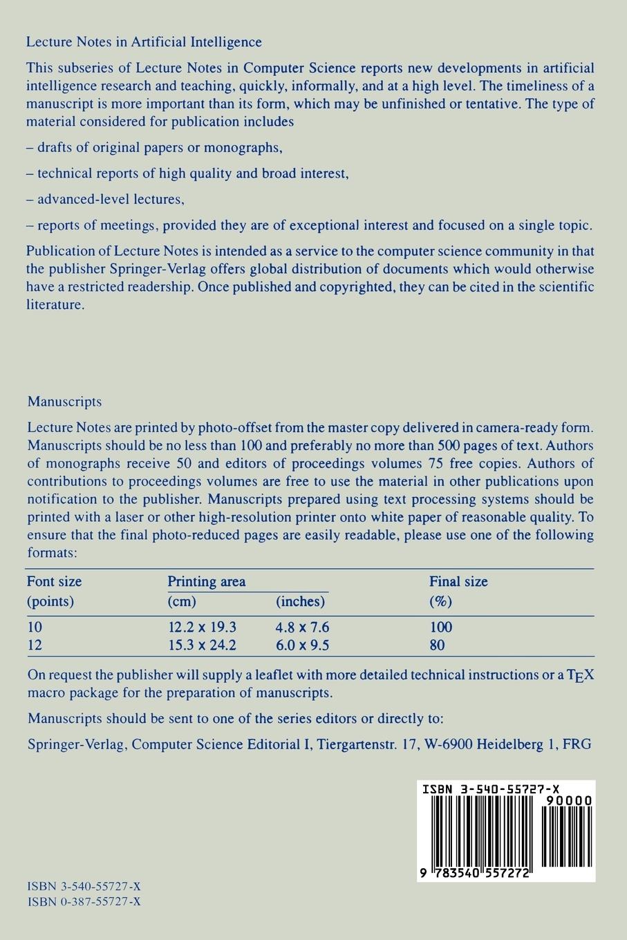 Rückseitencover Logic Programming and Automated Reasoning