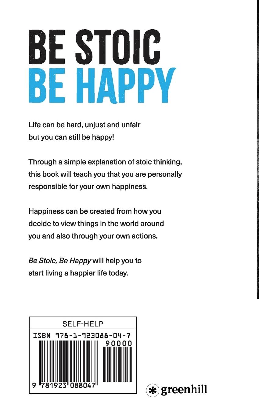 Rückseitencover Be Stoic, Be Happy