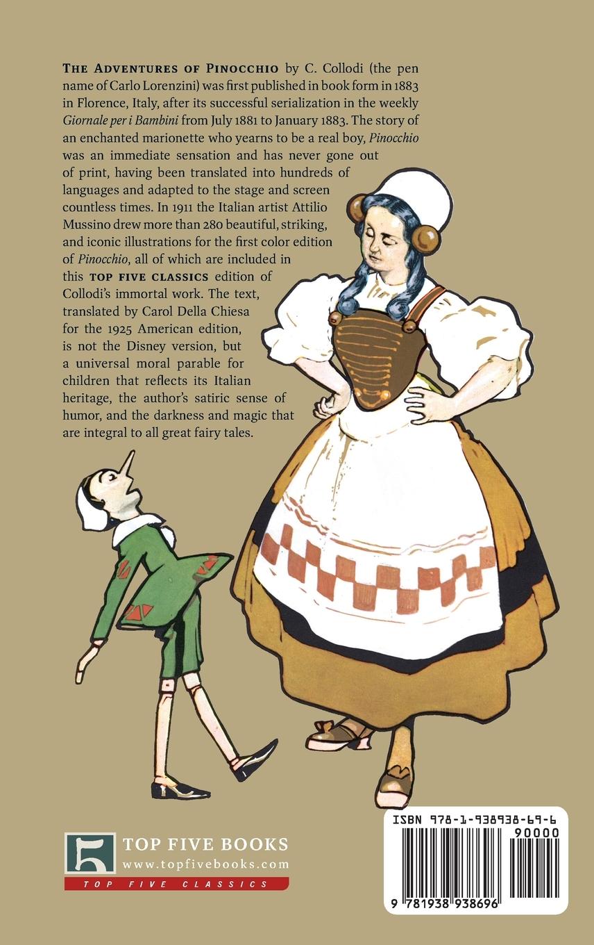Rückseitencover The Adventures of Pinocchio