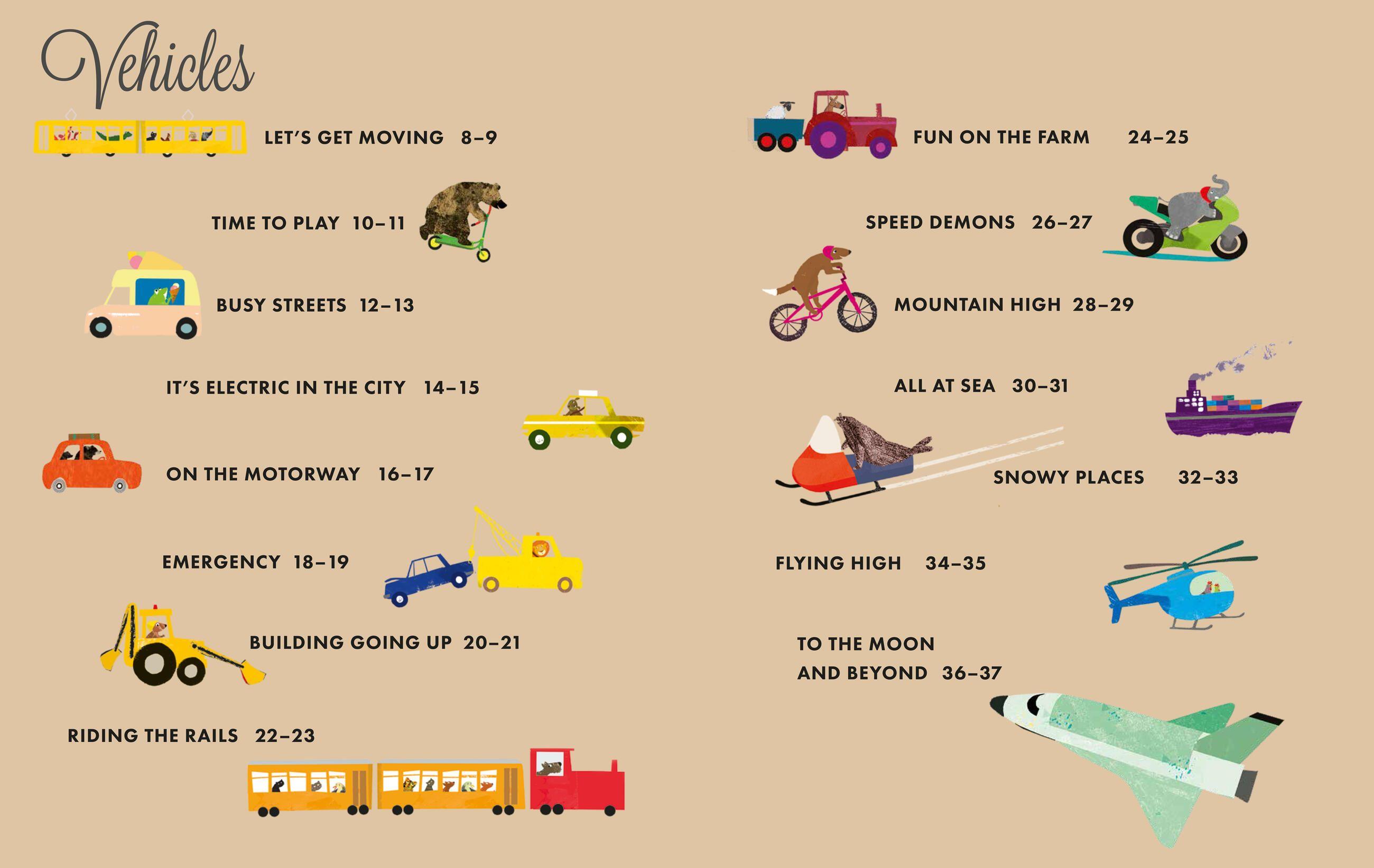 Beispielinhalt (Bild) Big Book of Vehicles