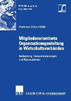 Vorderes Coverbild Mitgliederorientierte Organisationsgestaltung in Wirtschaftsverbänden