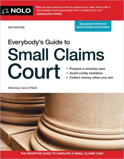 Vorderes Coverbild Everybody's Guide to Small Claims Court