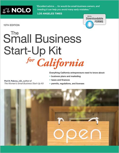 Vorderes Coverbild The Small Business Start-Up Kit for California