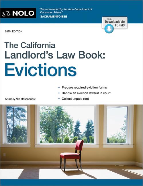 Vorderes Coverbild The California Landlord's Law Book: Evictions
