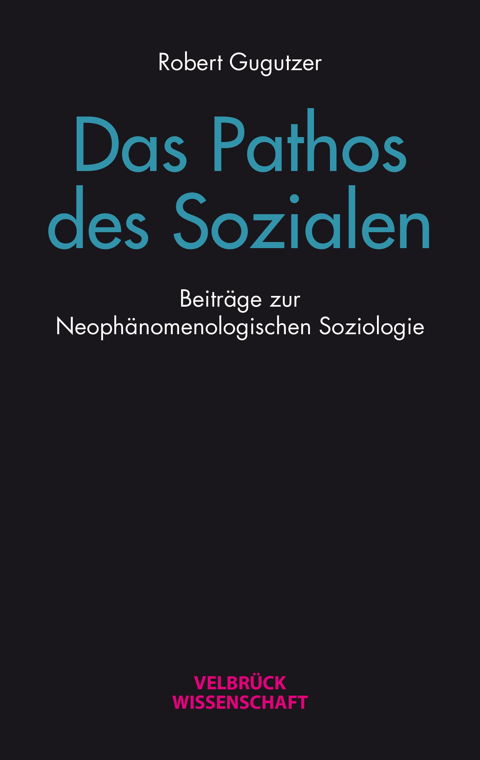 Vorderes Coverbild Das Pathos des Sozialen