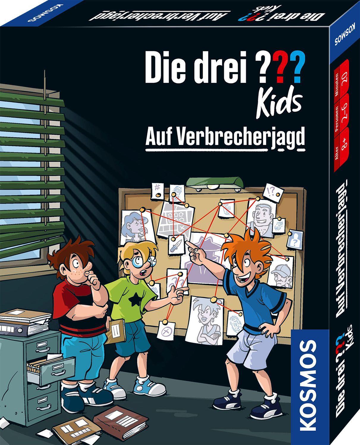 Vorderes Coverbild Die drei ??? Kids Auf Verbrecherjagd