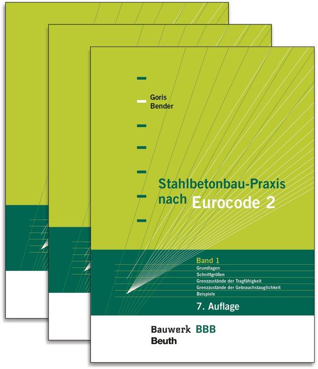 Vorderes Coverbild Stahlbetonbau-Praxis nach Eurocode 2