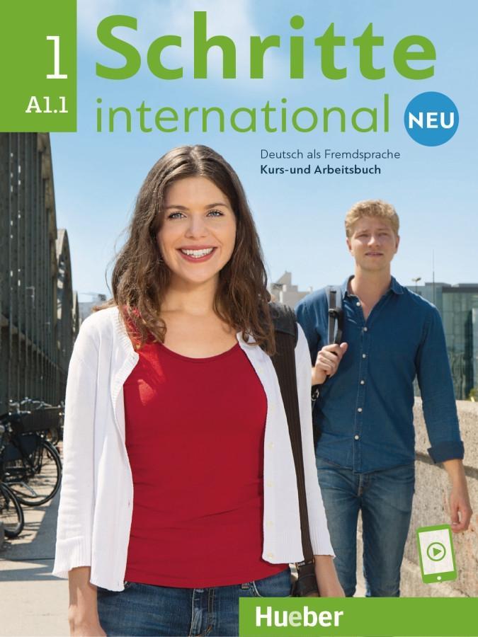 Vorderes Coverbild Schritte international Neu 1.  Kursbuch + Arbeitsbuch mit Audios online