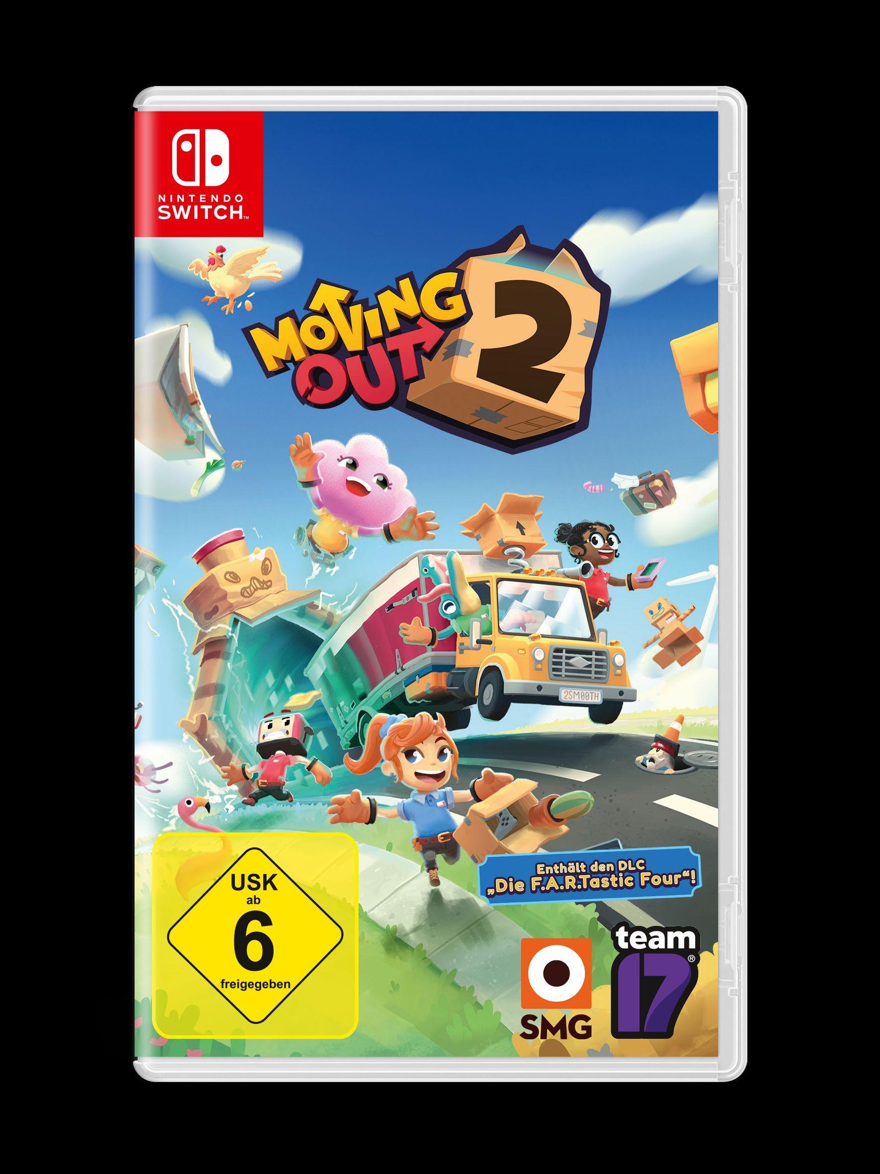 Vorderes Coverbild Moving Out 2 (Nintendo Switch)