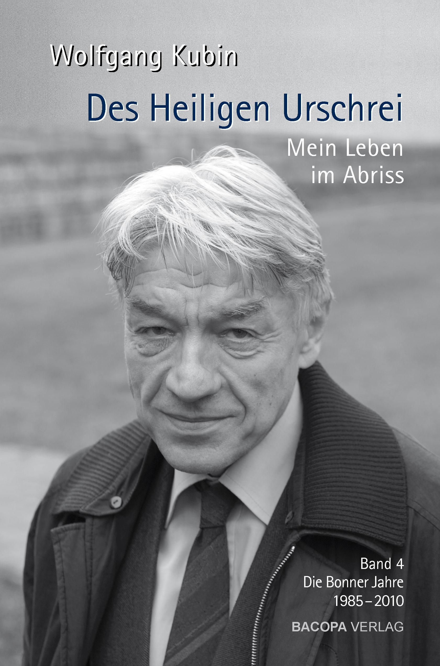 Vorderes Coverbild Des Heiligen Urschrei. Mein Leben im Abriss Band 4