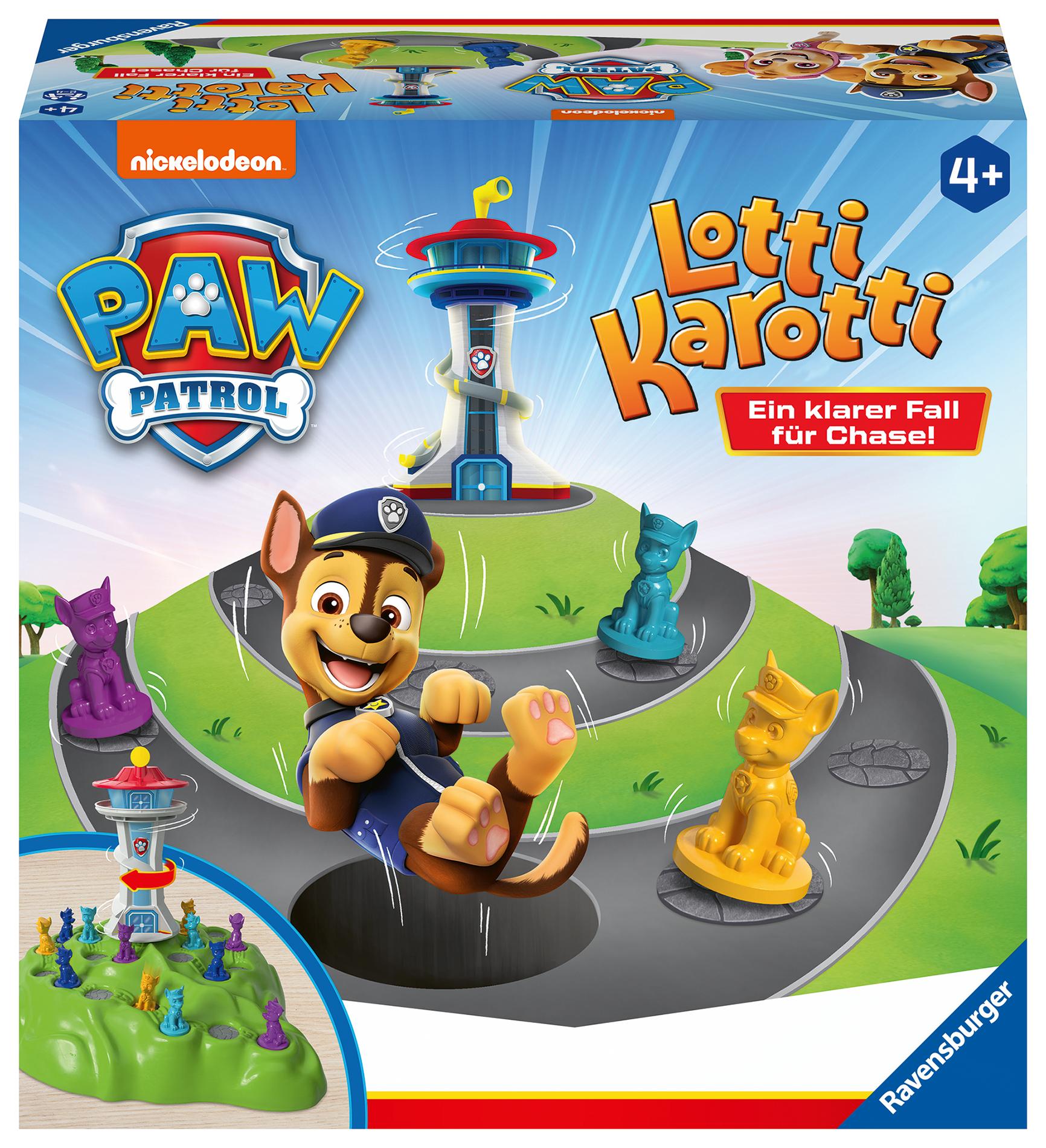 Vorderes Coverbild Ravensburger 22372 - PAW Patrol Lotti Karotti, Spiele-Klassiker mit den Serienhelden aus PAW Patrol, für 2 bis 4 Kinder ab 4 Jahren