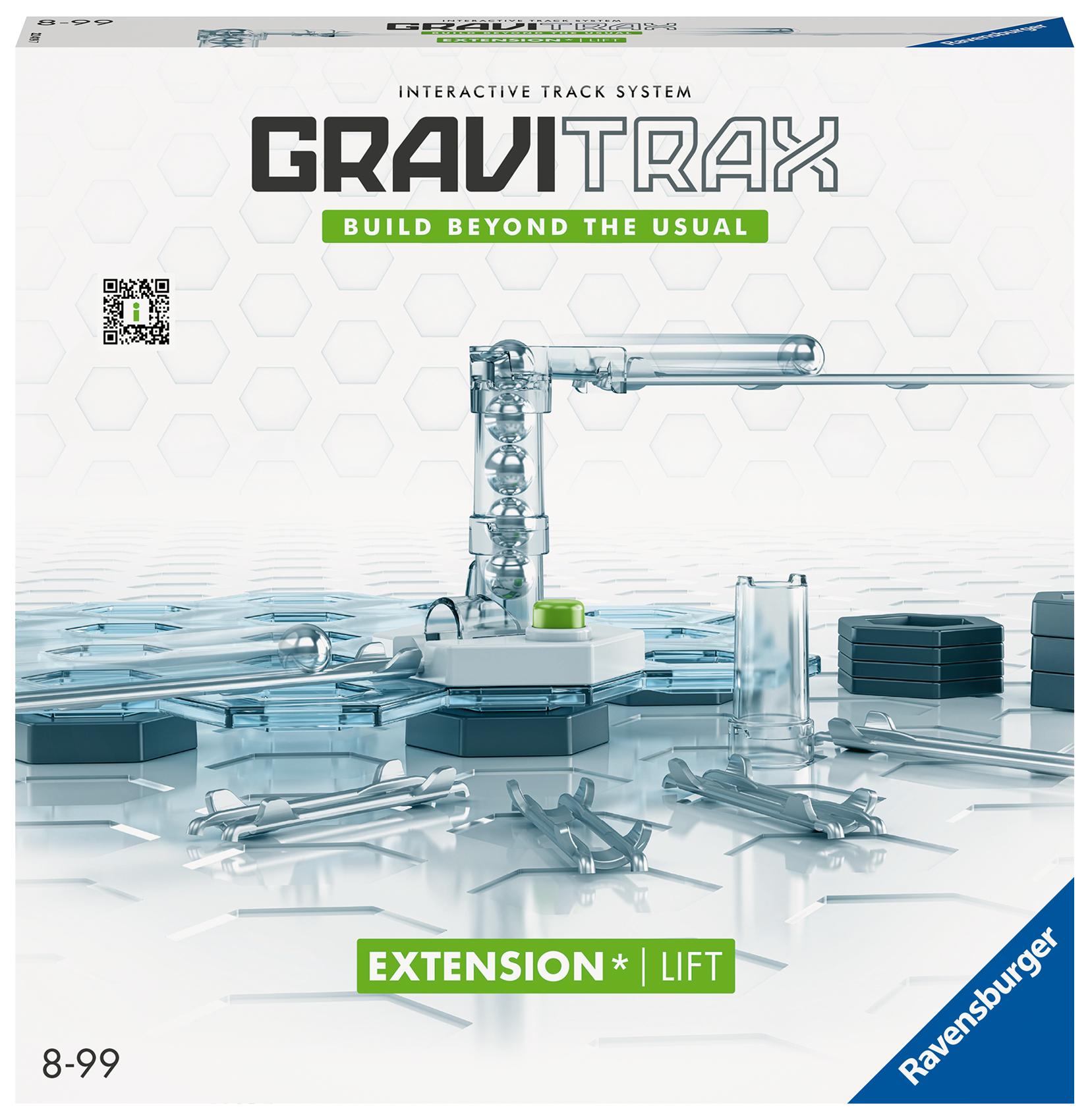 Vorderes Coverbild Ravensburger GraviTrax Extension Lift - Zubehör für das Kugelbahnsystem. Kombinierbar mit allen GraviTrax Produktlinien, Starter-Sets, Extensions und Elements, Konstruktionsspielzeug ab 8 Jahren