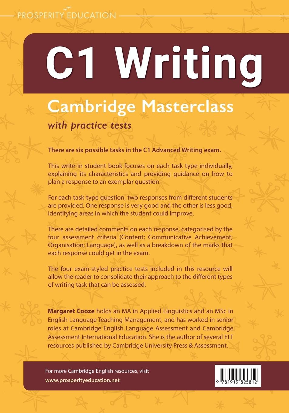 Rückseitencover C1 Writing | Cambridge Masterclass with practice tests