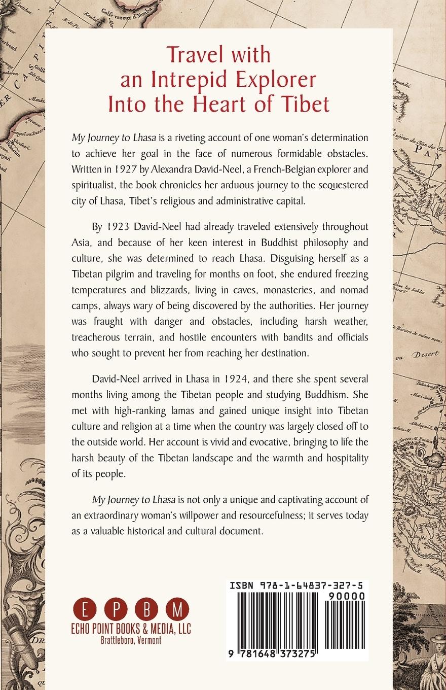 Rückseitencover My Journey to Lhasa