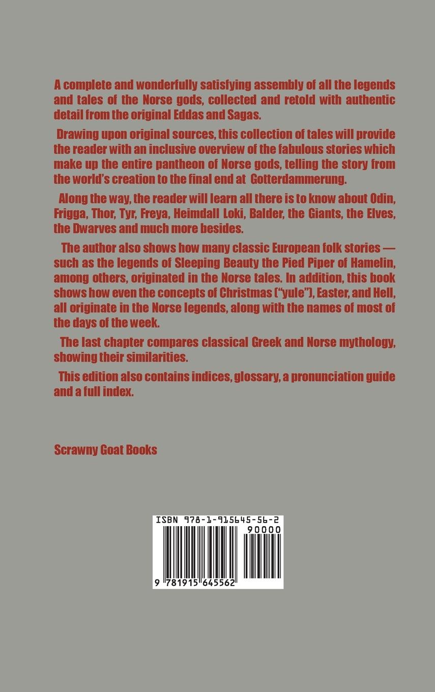Rückseitencover Myths of the Norsemen from the Eddas and Sagas