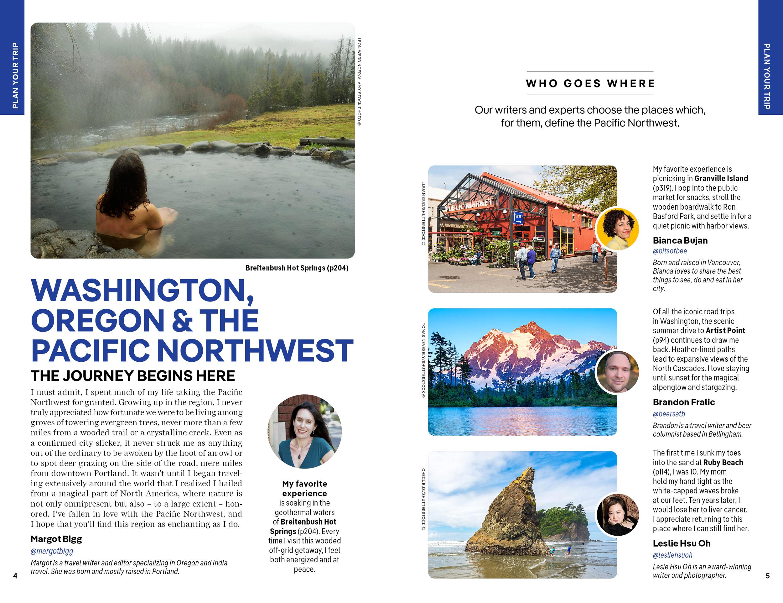 Beispielinhalt (Bild) Washington, Oregon & the Pacific Northwest