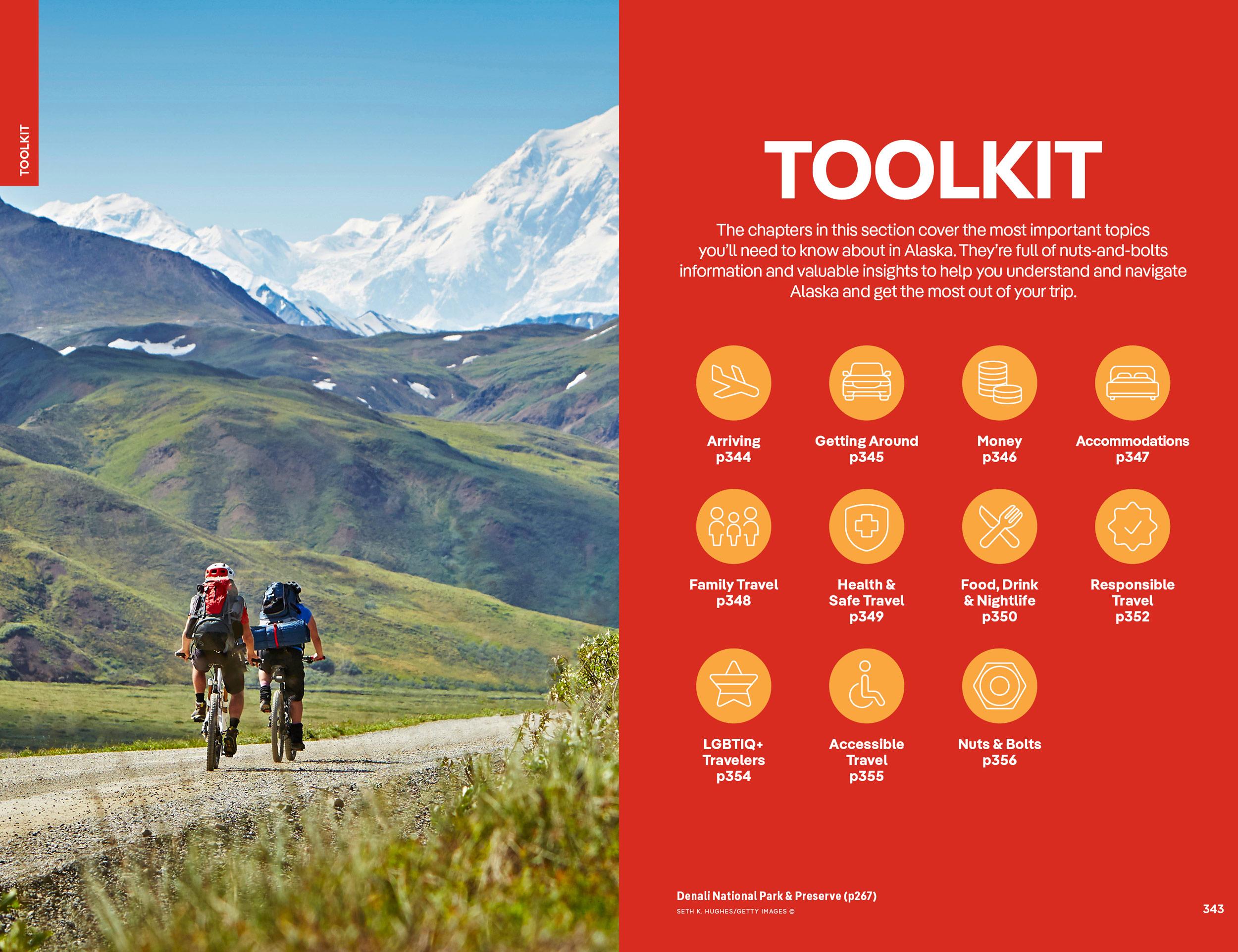 Beispielinhalt (Bild) Lonely Planet Alaska