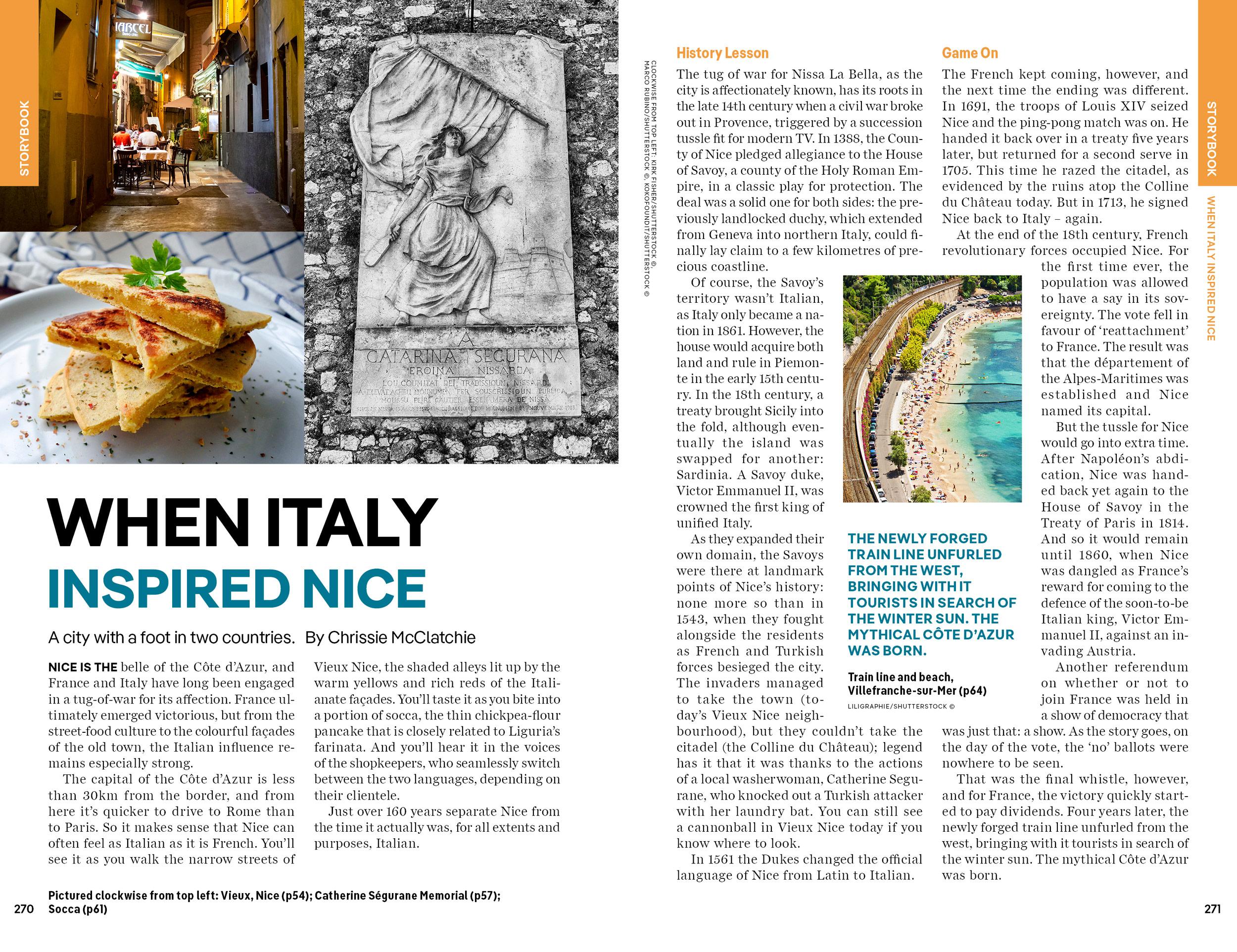 Beispielinhalt (Bild) Lonely Planet Provence & the Cote d'Azur