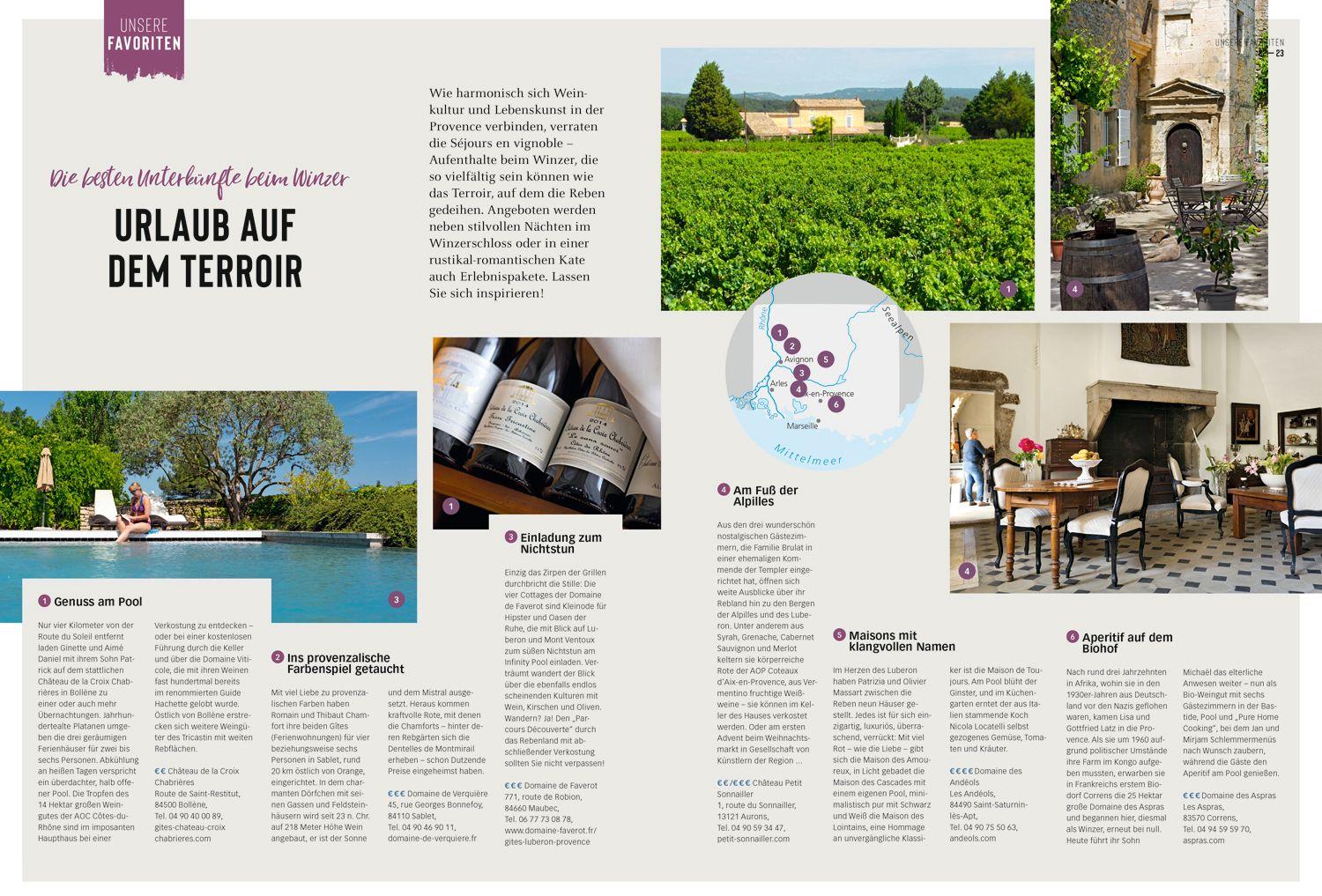 Beispielinhalt (Bild) DUMONT Bildatlas Provence