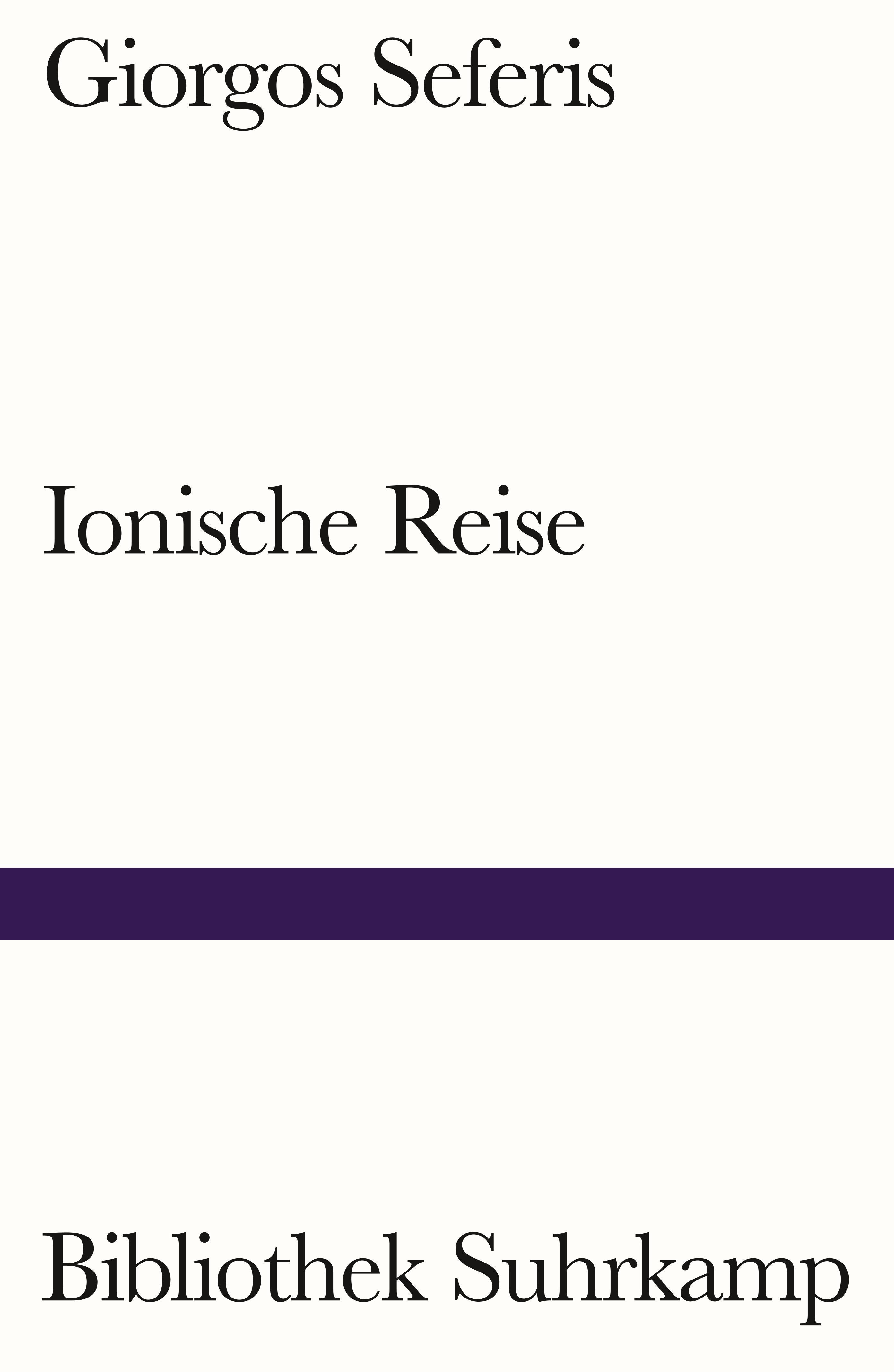 Vorderes Coverbild Ionische Reise