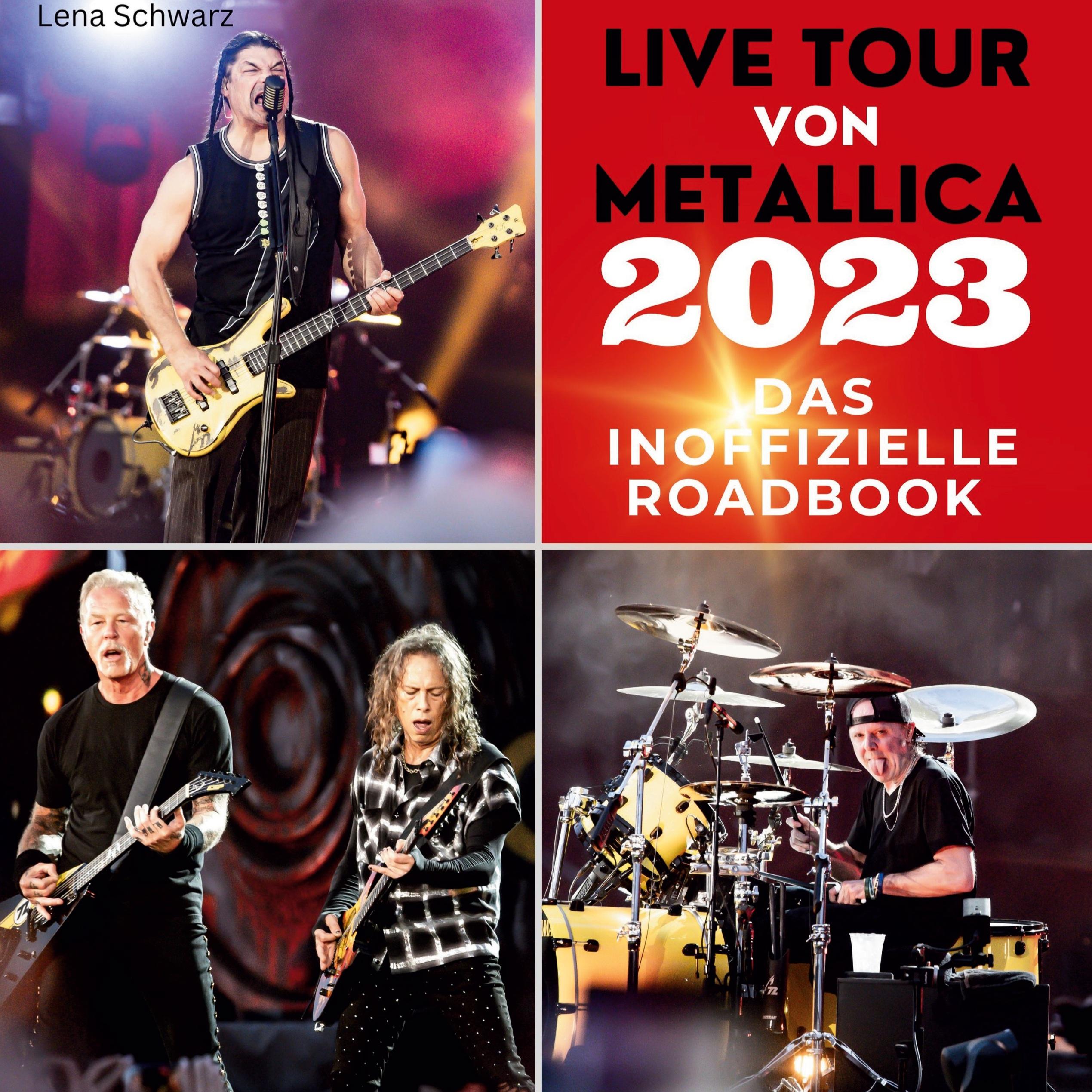Vorderes Coverbild Live Tour von Metallica 2023