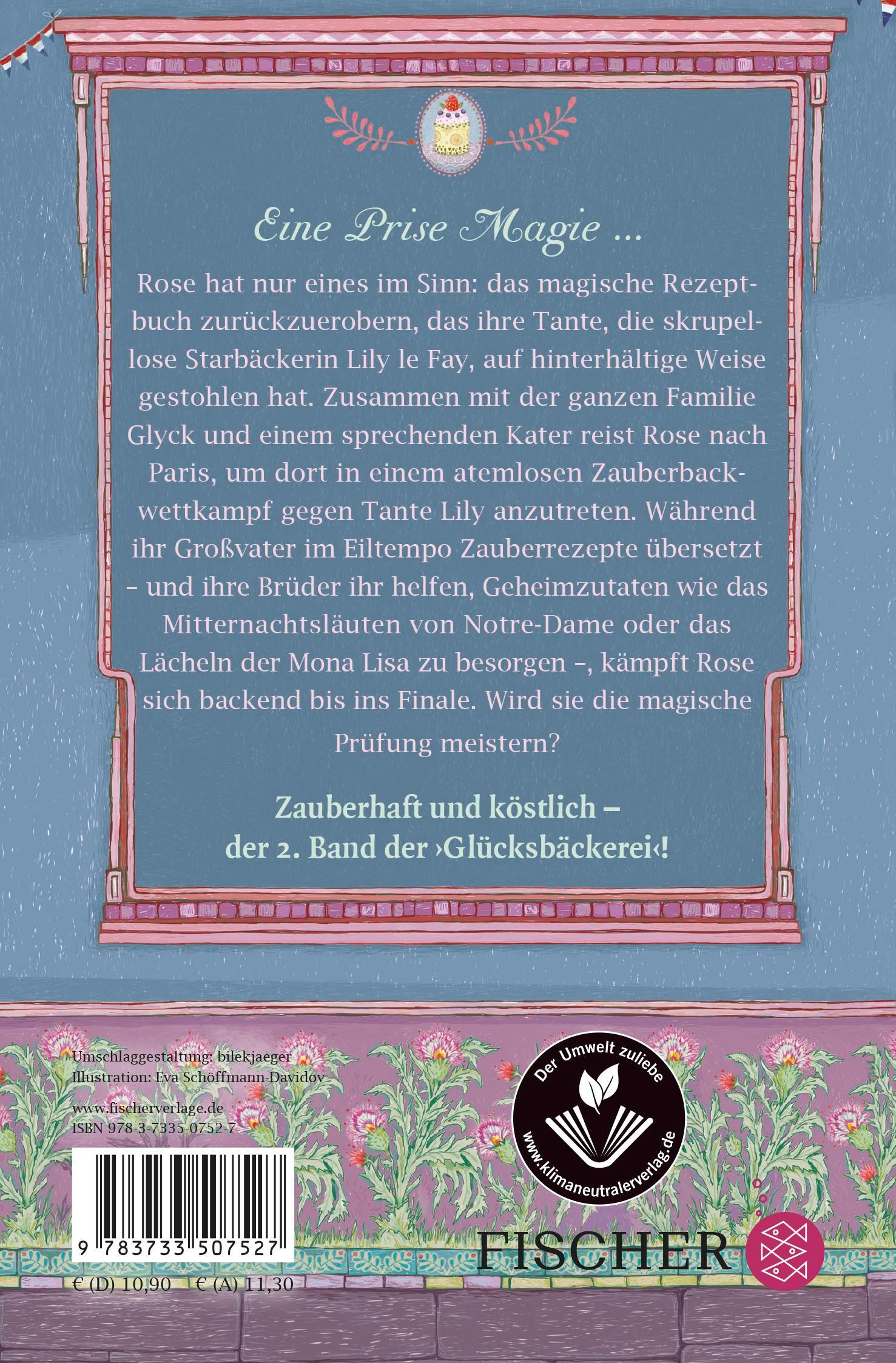 Rückseitencover Die Glücksbäckerei - Die magische Prüfung