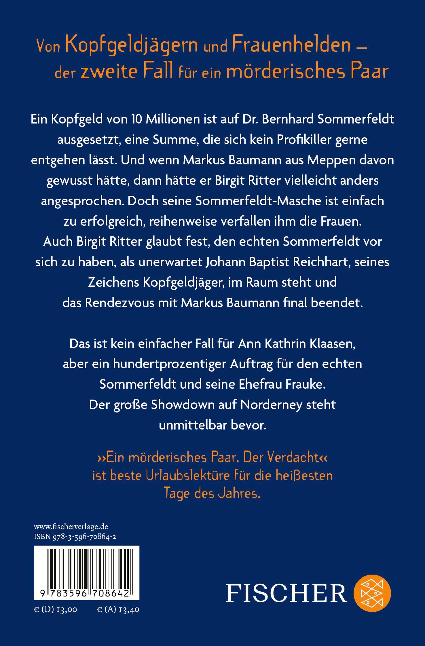 Rückseitencover Ein mörderisches Paar - Der Verdacht