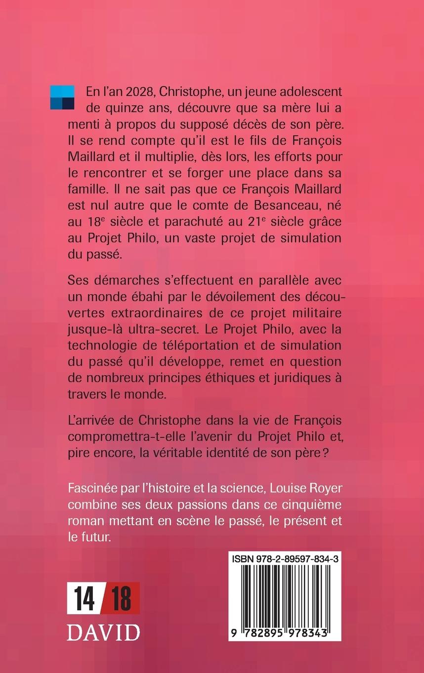 Rückseitencover L'exilé du temps