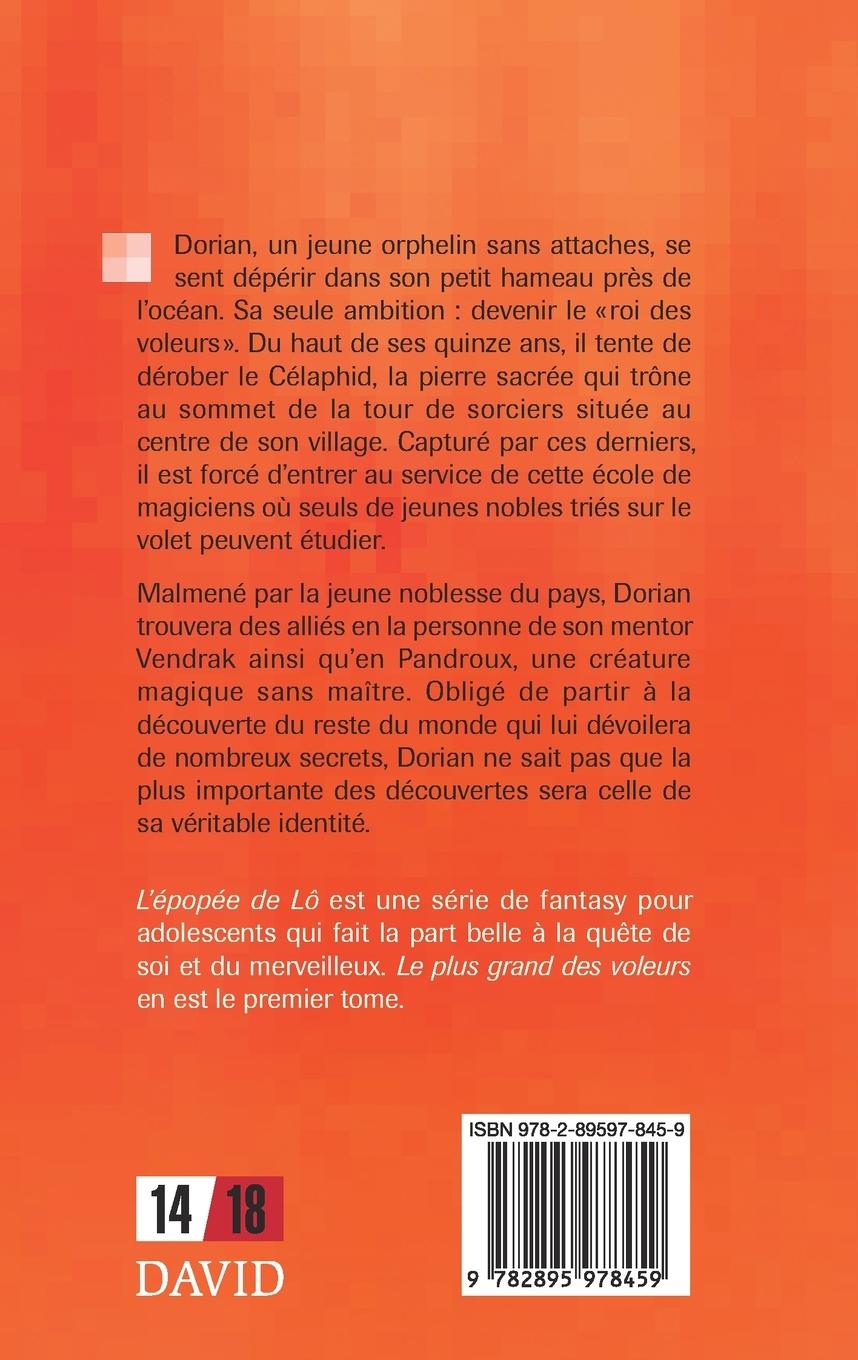 Rückseitencover Le plus grand des voleurs