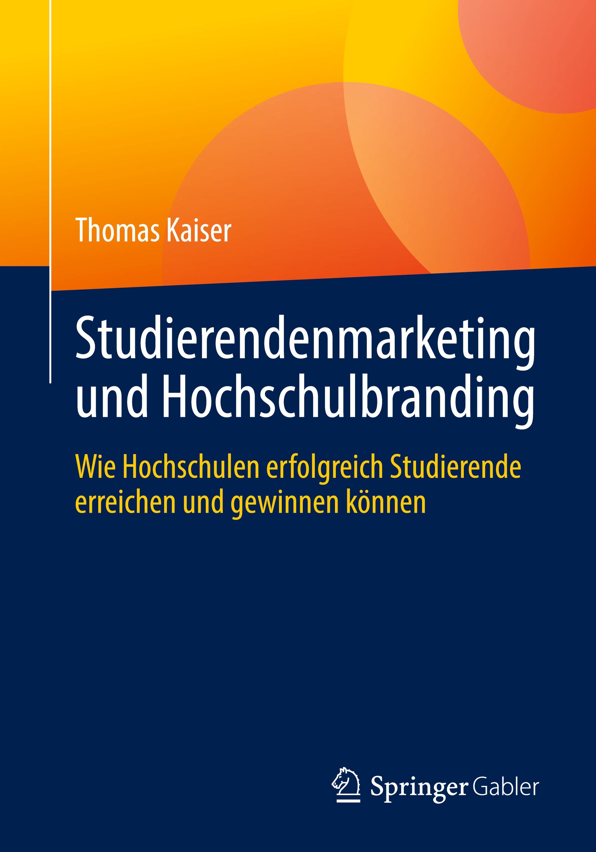 Vorderes Coverbild Studierendenmarketing und Hochschulbranding