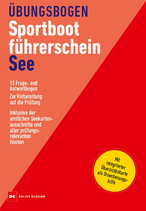Vorderes Coverbild Übungsbogen Sportbootführerschein See