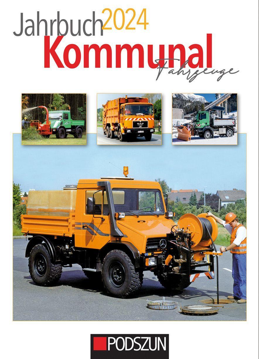 Vorderes Coverbild Jahrbuch Kommunalfahrzeuge 2024