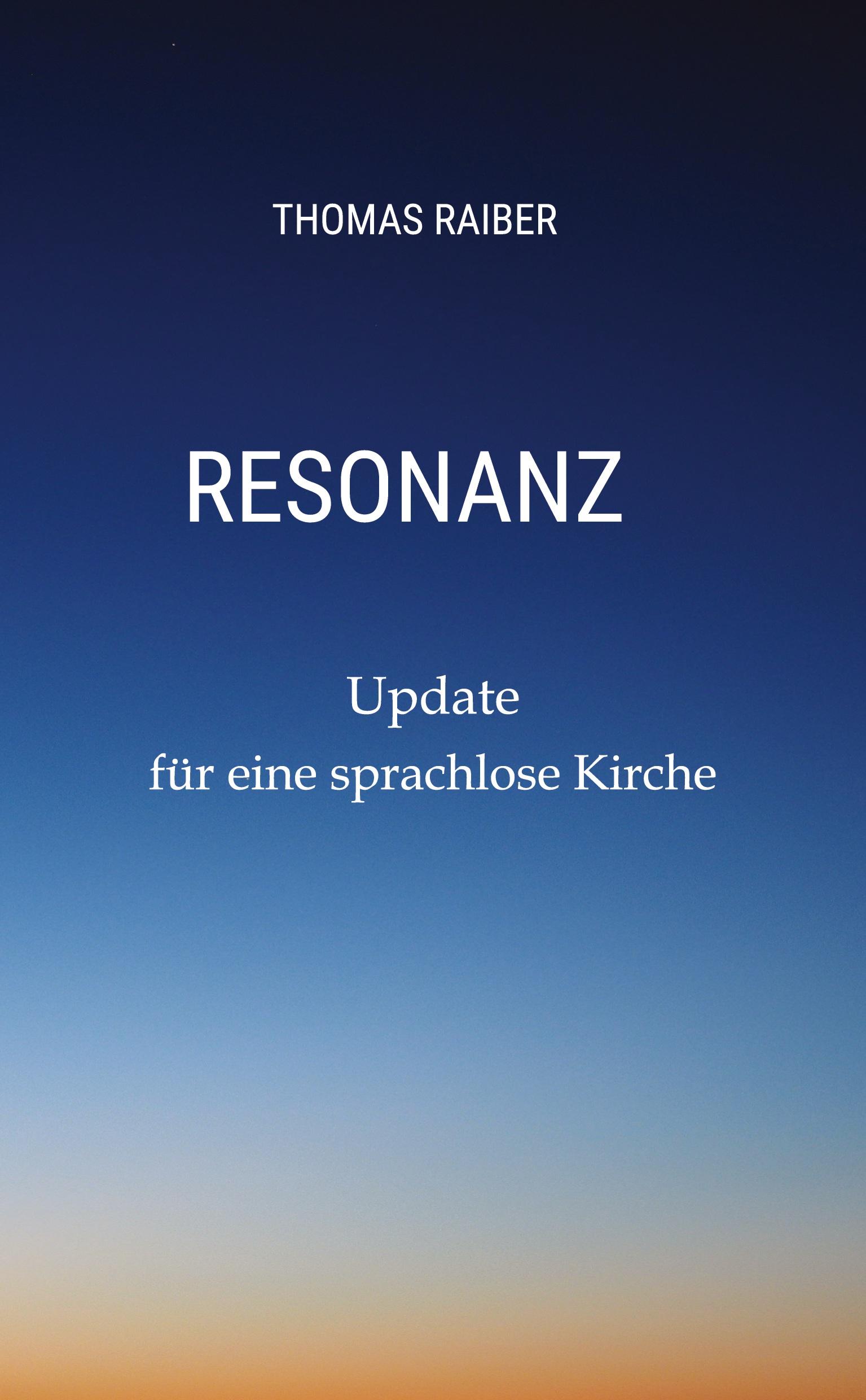 Vorderes Coverbild Resonanz