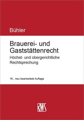 Vorderes Coverbild Brauerei- und Gaststättenrecht