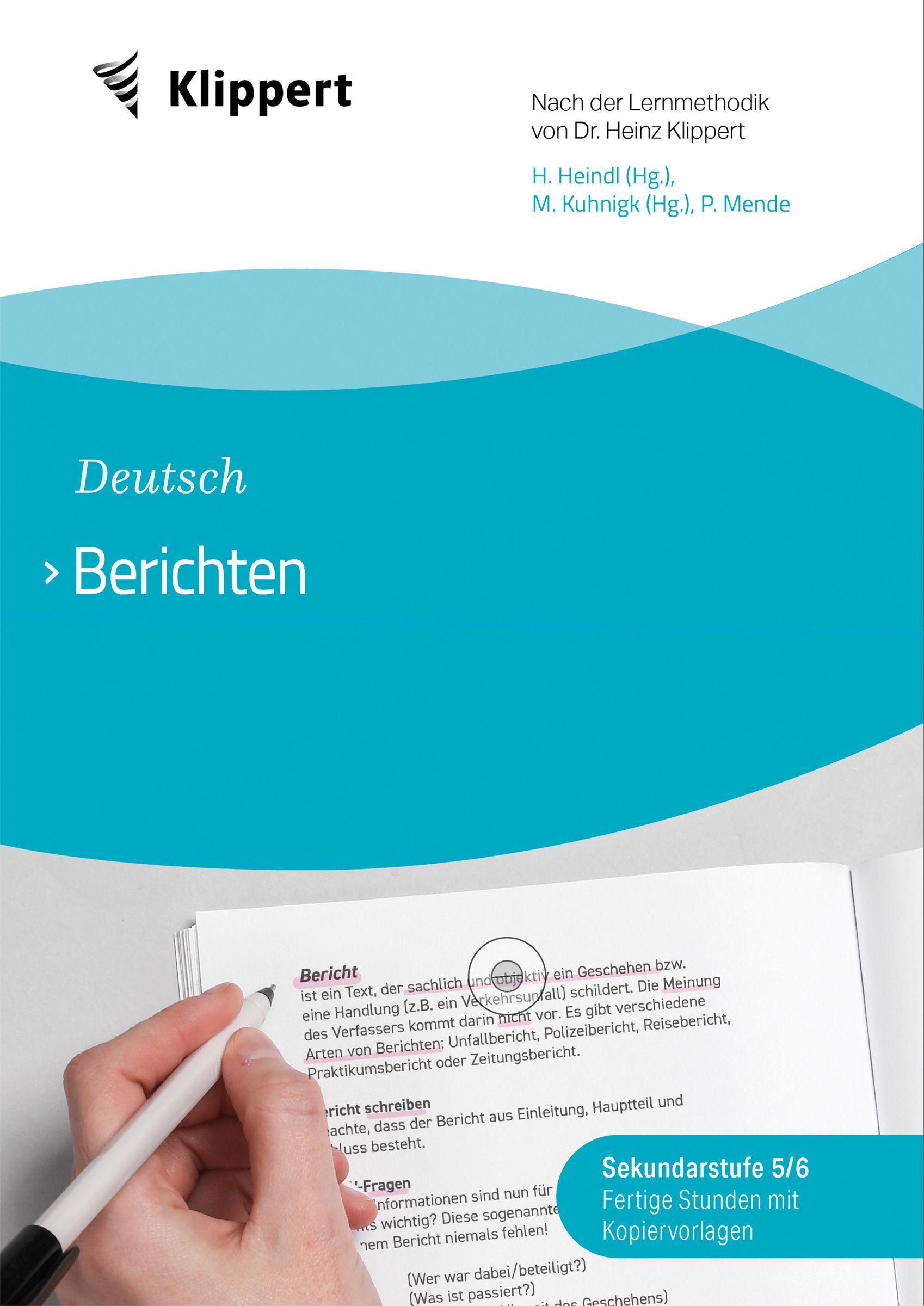 Vorderes Coverbild Berichten