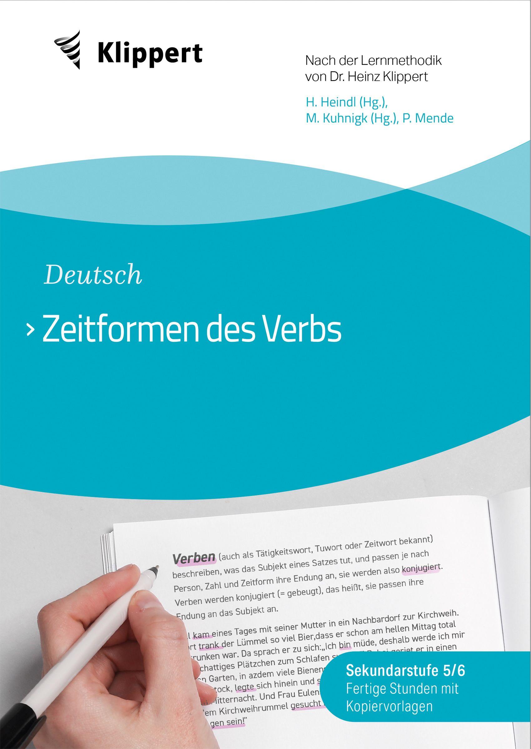 Vorderes Coverbild Zeitformen des Verbs