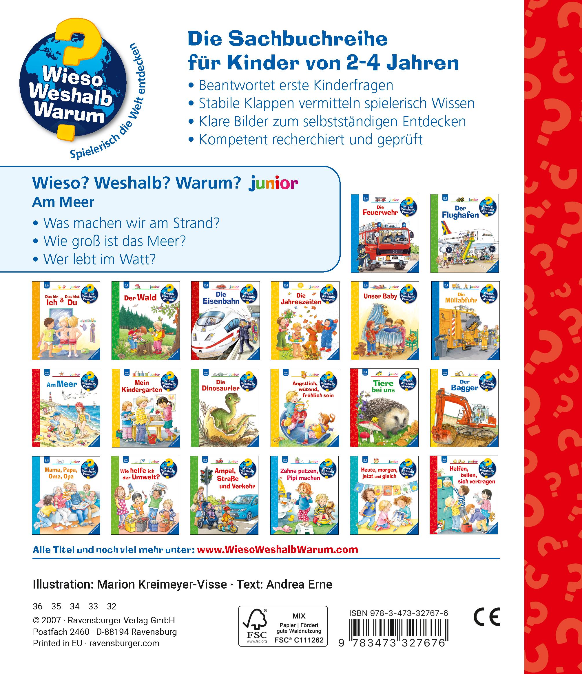 Rückseitencover Wieso? Weshalb? Warum? junior, Band 17: Am Meer